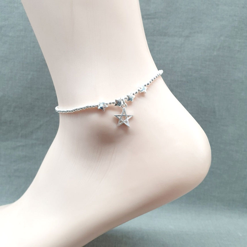 925실버 별 발찌
