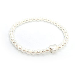 핵진주 하트 팔찌