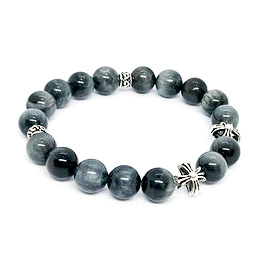 이글아이 호안석8mm 실버92.5 팔찌