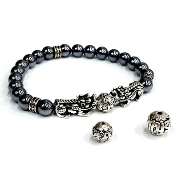 테라헤르츠 6mm 925실버팔찌