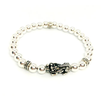 925실버 비휴팔찌 6mm